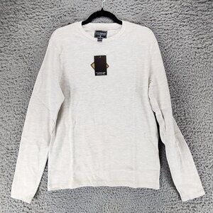 PX Shirt Mens Small Cream Long Sleeve Pullover Tee *NWT*